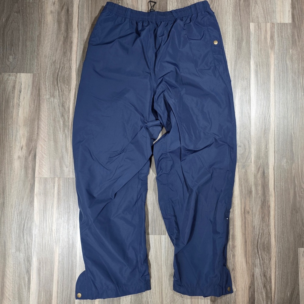 Monterey Club Mens Blue‎ Windbreaker Pants Elastic Waist Golf Athletic Size M